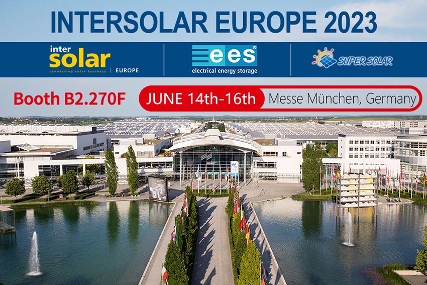 تعرض Super Solar منتجات الطاقة الشمسية المبتكرة في معرض Intersolar 2023 في ألمانيا